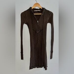 ATHLETA Hooded Sweater Dress sz XS